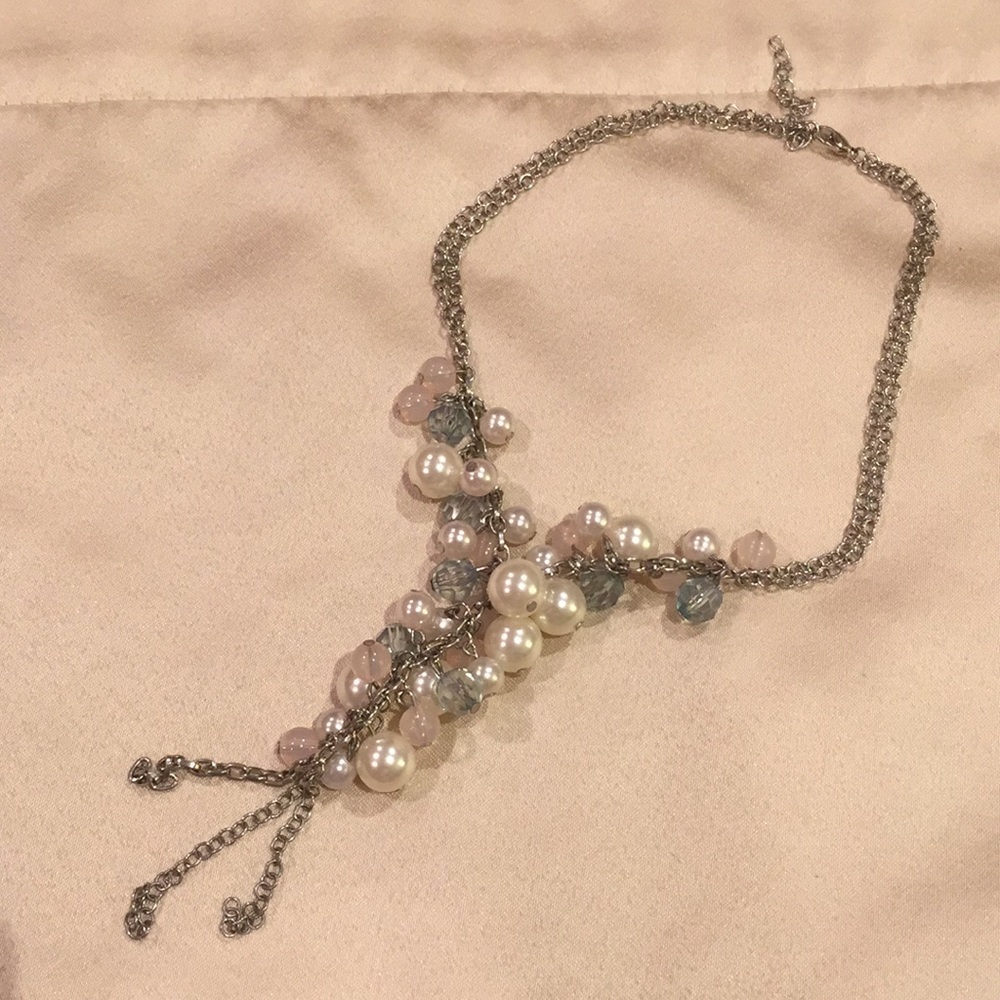 Pale beaded necklace from New York and Co.